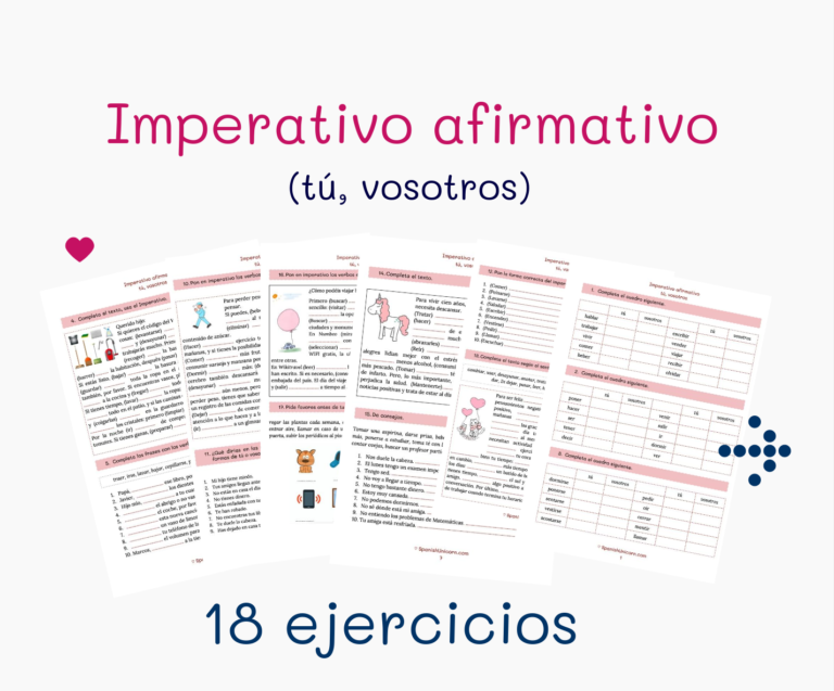 Ejercicios De Imperativo Formas T Y Vosotros