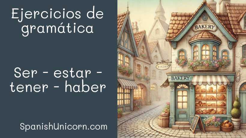 Ser - estar - tener - haber ejercicios de gramática