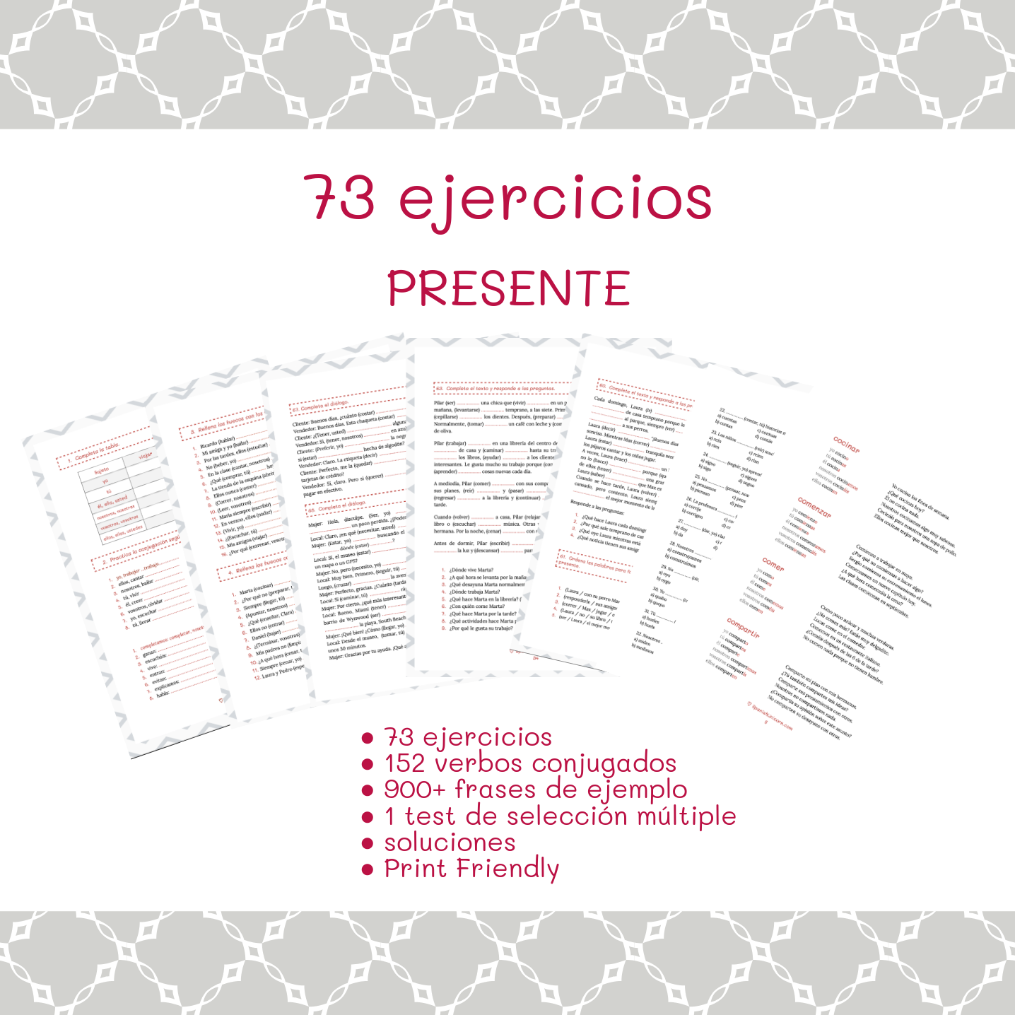 Spanish Verb Conjugation Exercises