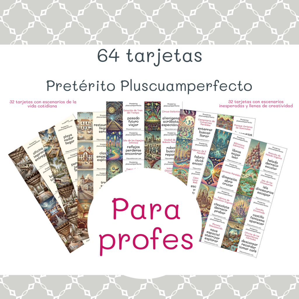 Pretérito pluscuamperfecto juego para profes